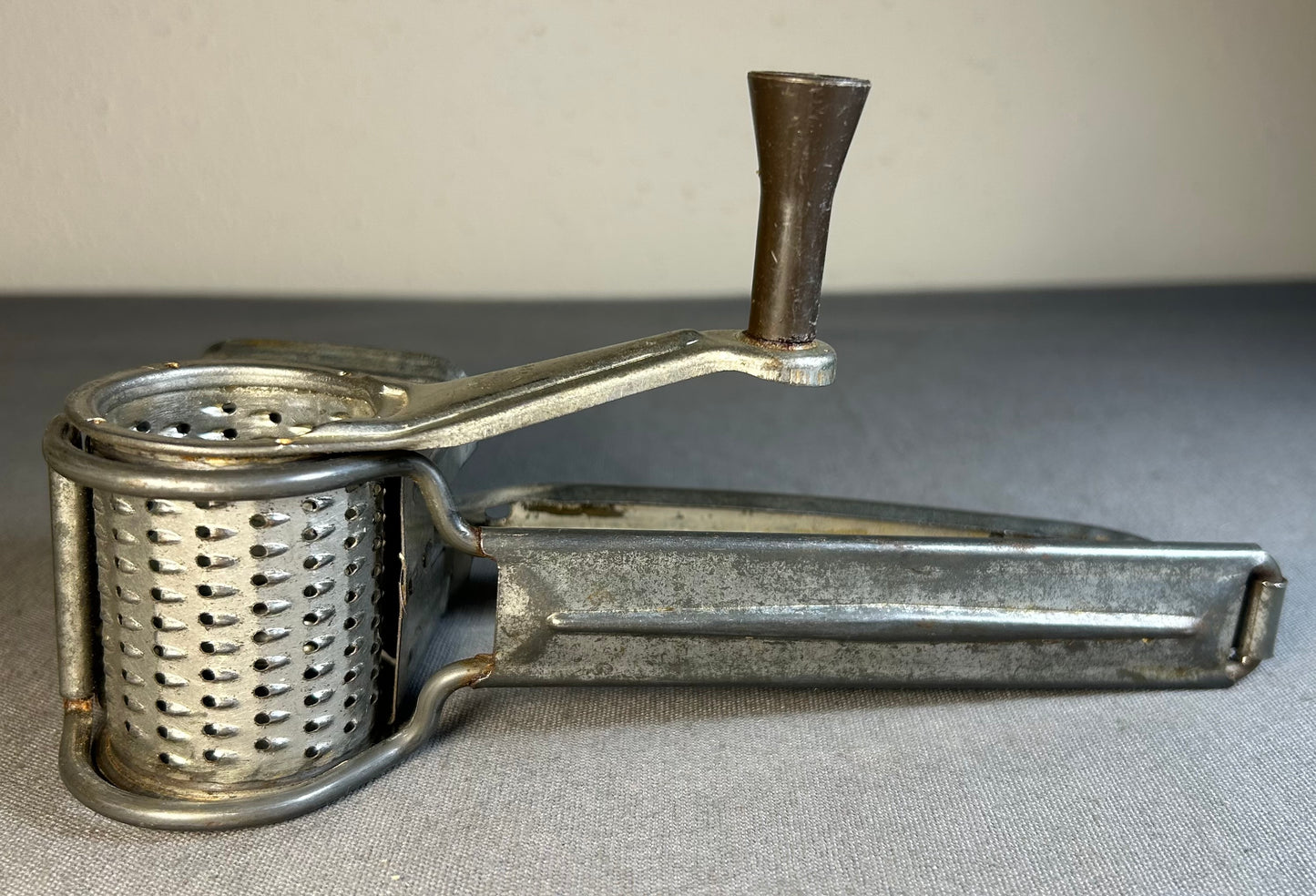 Vintage 1950’s American Mouli Metal Rotary Hand Grater Kitchen Tool
