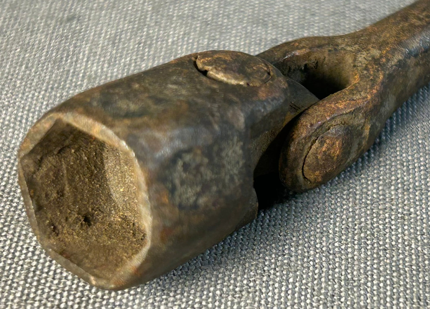 Early 20th Century American Ford Drop-Forged Steel T-Handle Swivel Universal Joint Socket Wrench