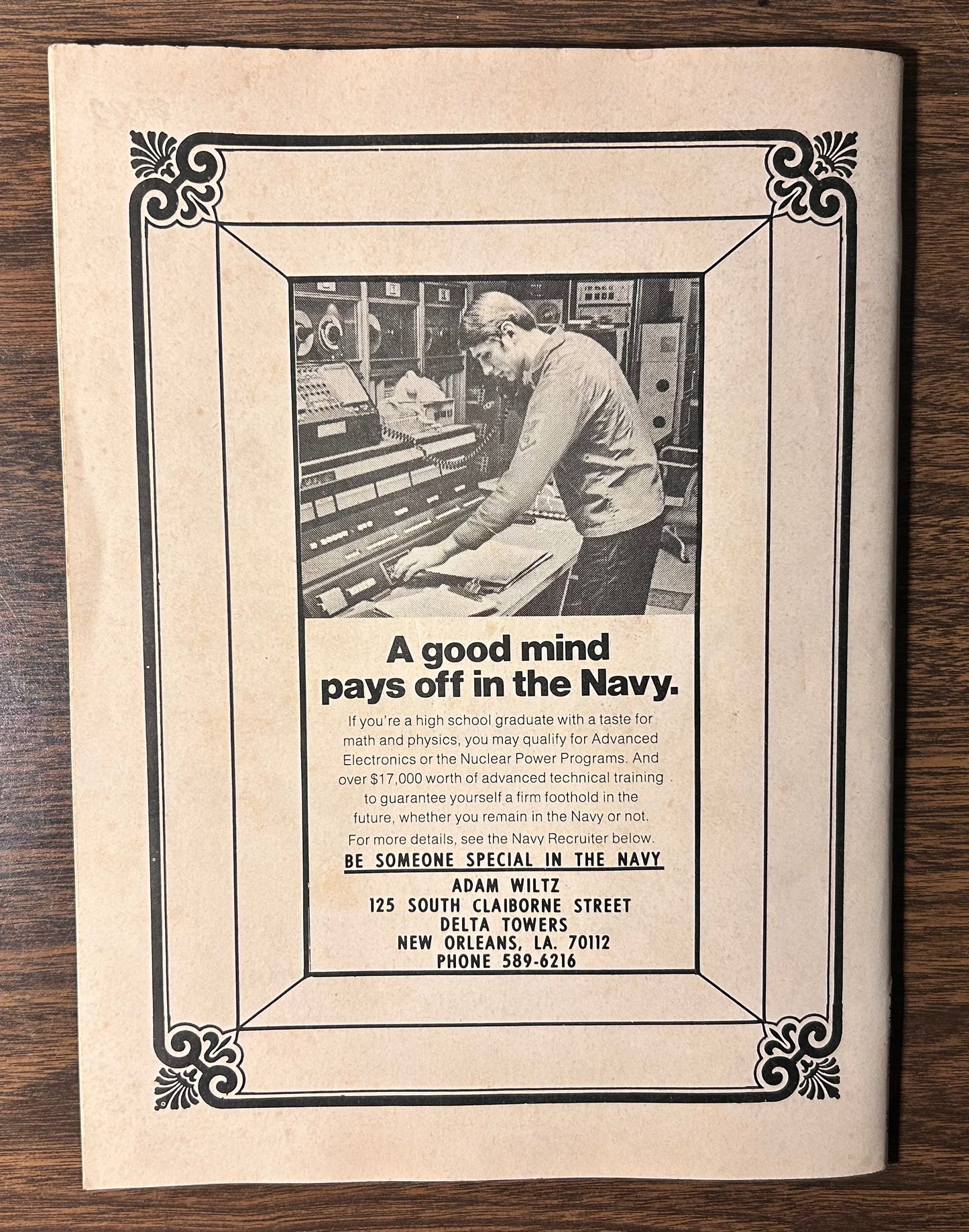 Vintage 1977 Benjamin Franklin Falcons vs. Crescent City Pioneers Football Program (Metairie Playground)