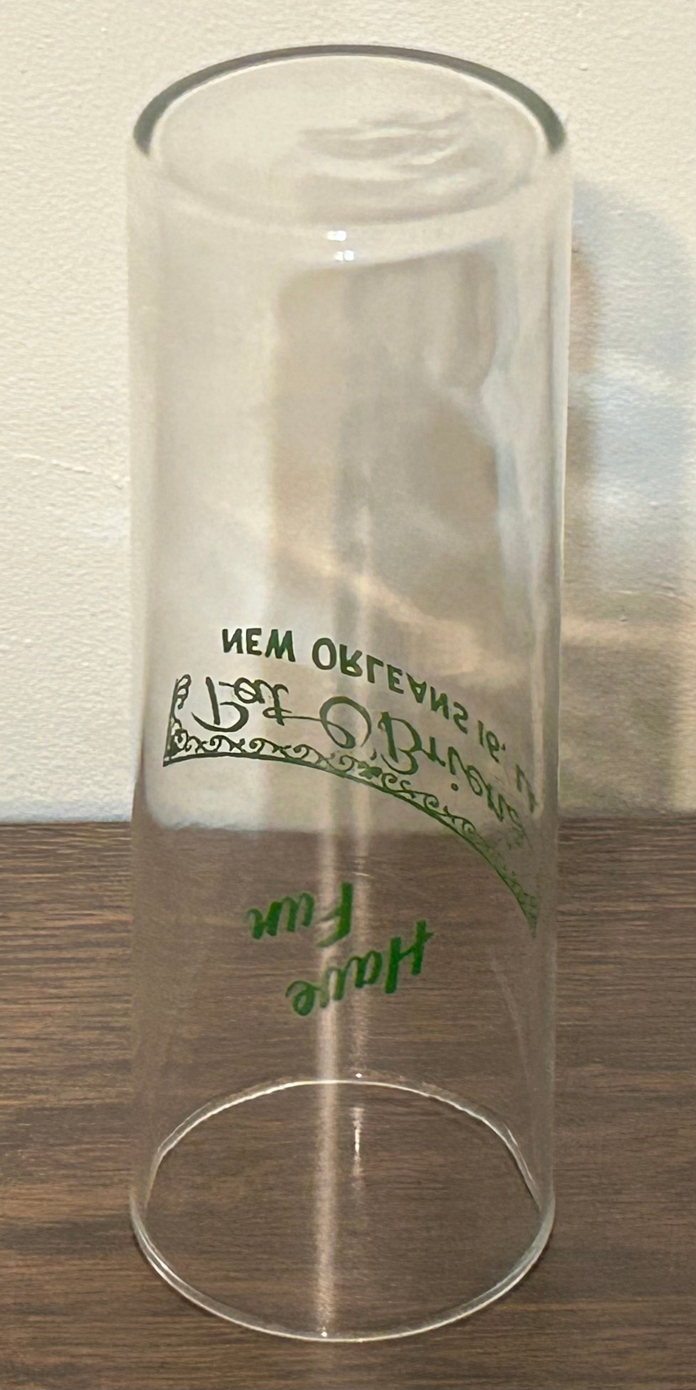 Vintage 1950’s Pat O’Brien’s New Orleans 16 Collins Glass