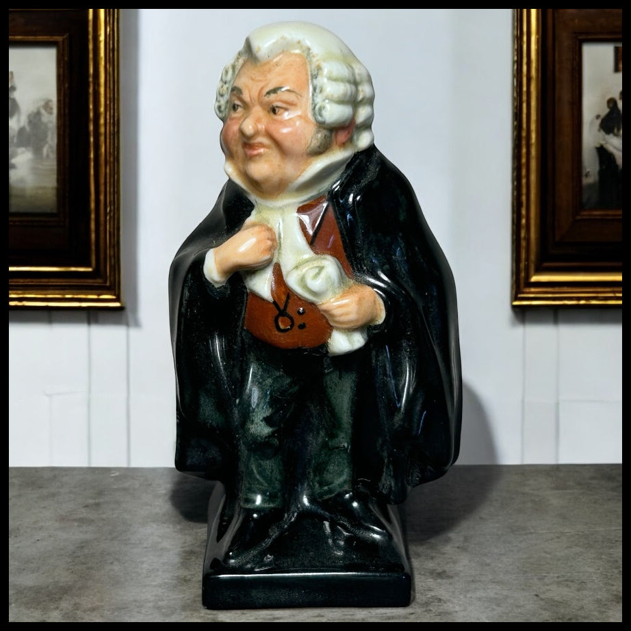 Late 19th Century English Royal Doulton Porcelain Serjeant Buzfuz Figurine