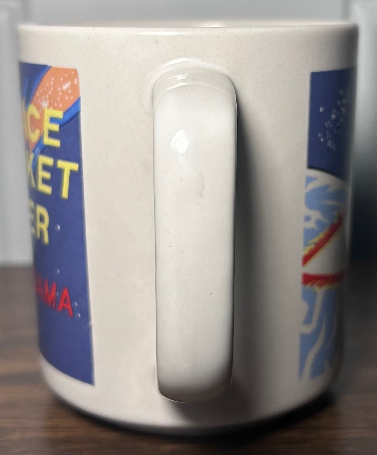 Vintage 1980’s Alabama Space and Rocket Center Huntsville Ceramic Souvenir Coffee Mug