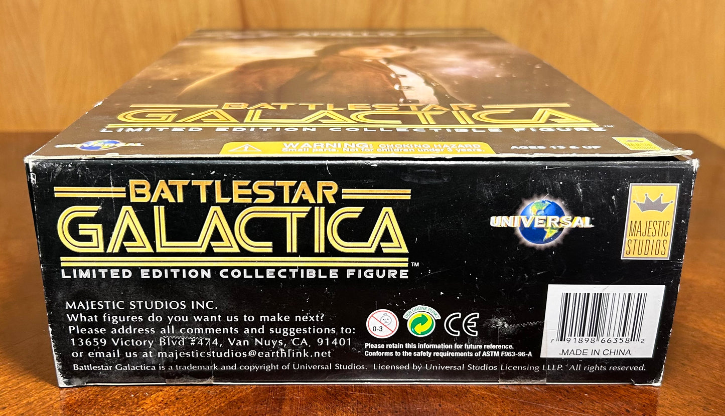 Majestic Studios Battlestar Galactica Captain Apollo 12-Inch Limited Edition Collectible Action Figure in Box (2006)