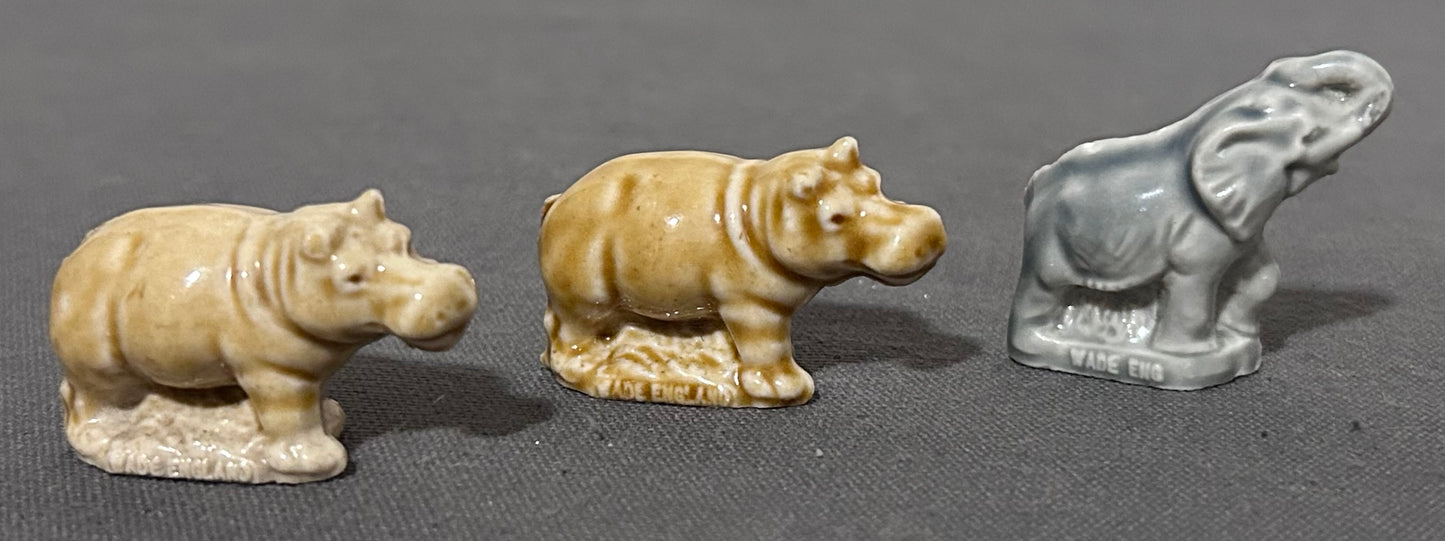 Lot of 6 Vintage 1982-1985 English Wade Porcelain Animals Series Whimsies