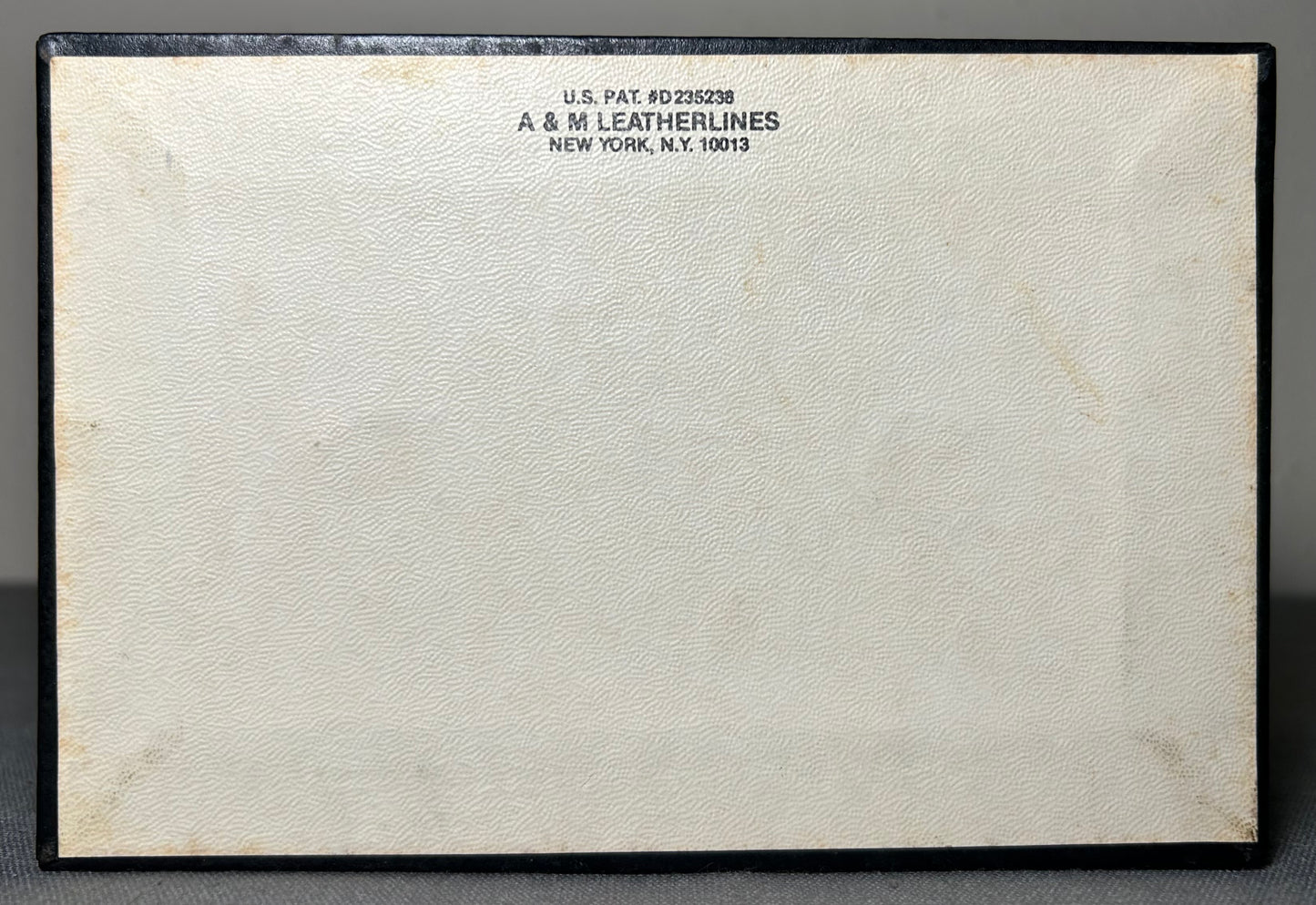 Vintage 1960’s American Hollywood Regency A & M Leatherlines Speckled Brass Photosphere 100 Flip Photo Album