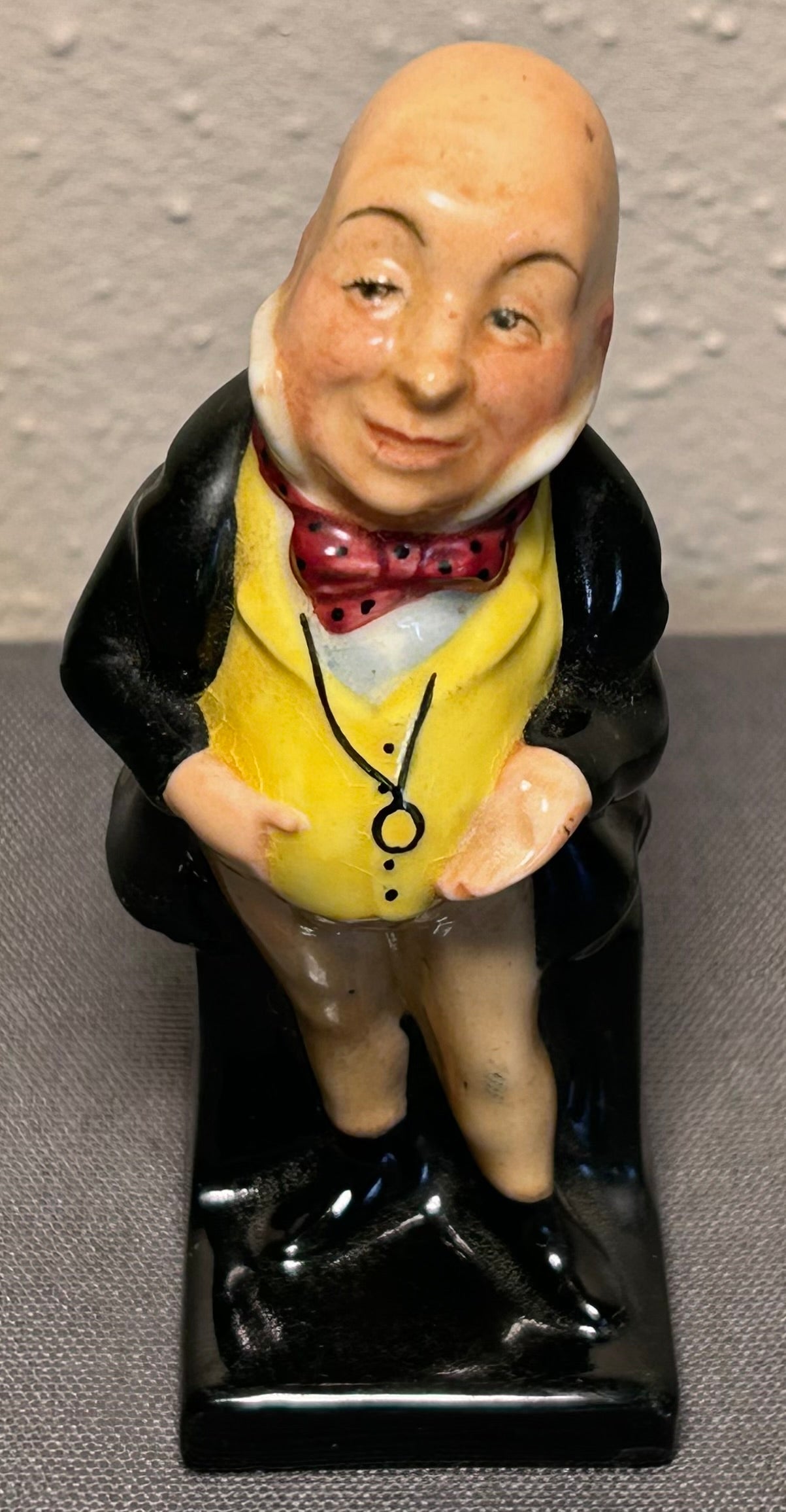 Late 19th Century English Royal Doulton Porcelain Mr. Micawber Figurine
