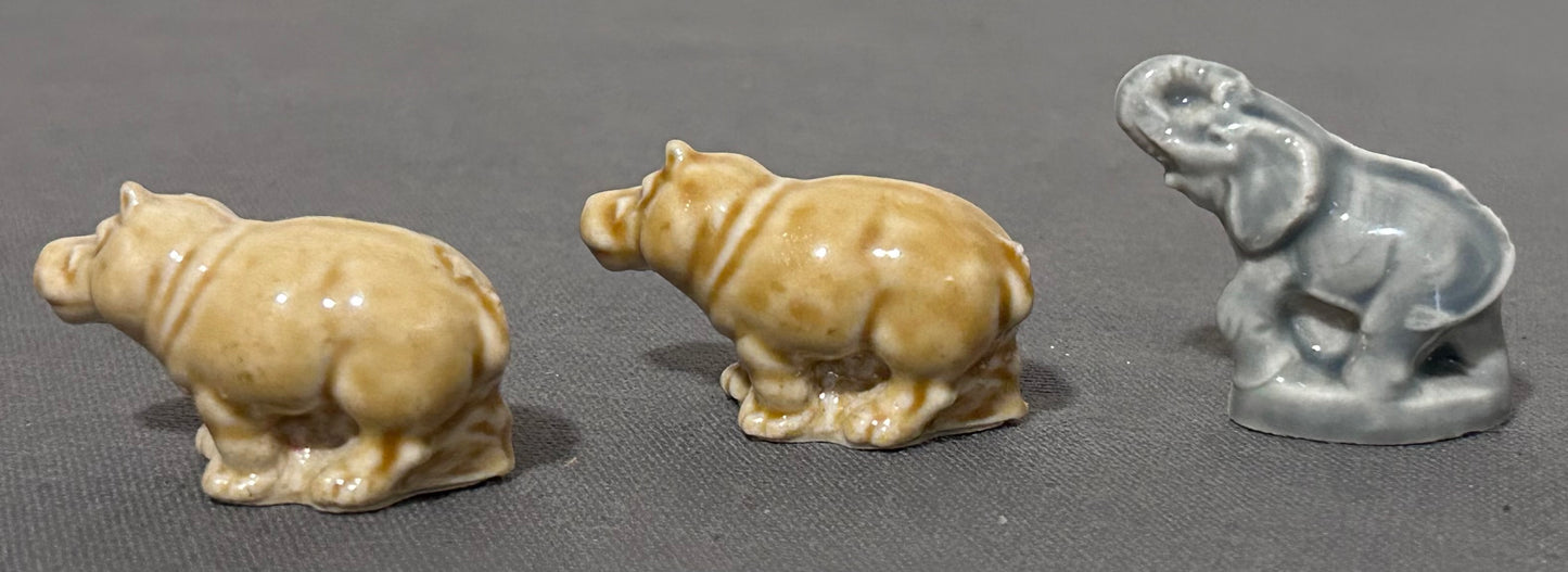 Lot of 6 Vintage 1982-1985 English Wade Porcelain Animals Series Whimsies
