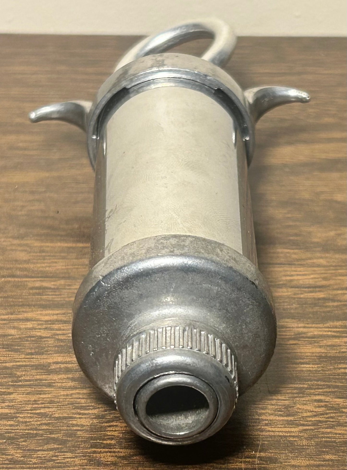 Vintage 1950’s English Nutbrown Metal Icing Syringe