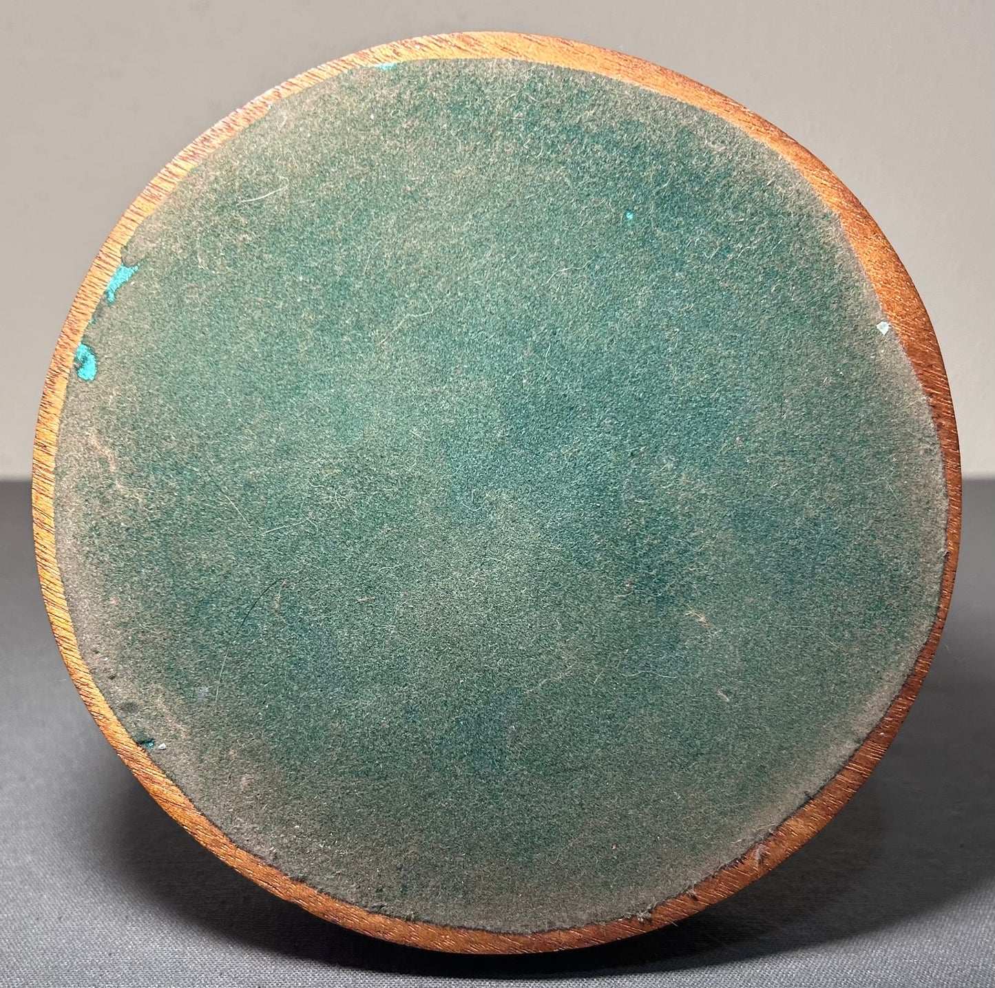 Vintage Contemporary Silver Painted Wire Male Figure Sculpture on Wooden Plinth Base by Ina Kruger (20th Century) (Louisiana)