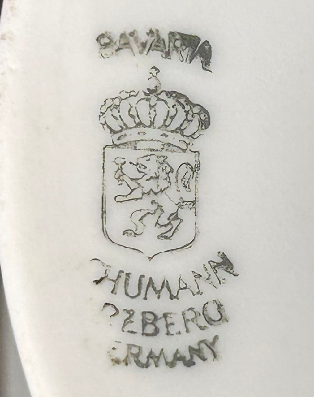 Vintage 1950’s German Schumann Arzberg Bavaria Porcelain Gilded Rose Flower Motifs Pedestal Cake Stand