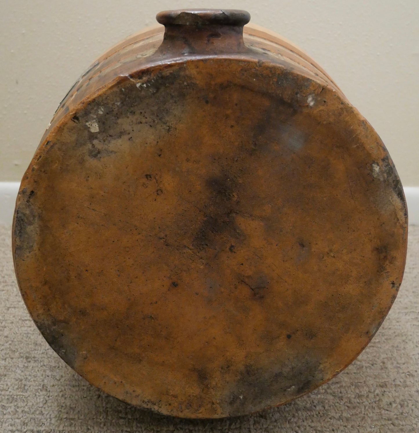 Mid 19th Century English Doulton & Watts Lambeth Stoneware 8 Gallon Capsicum Essence Keg