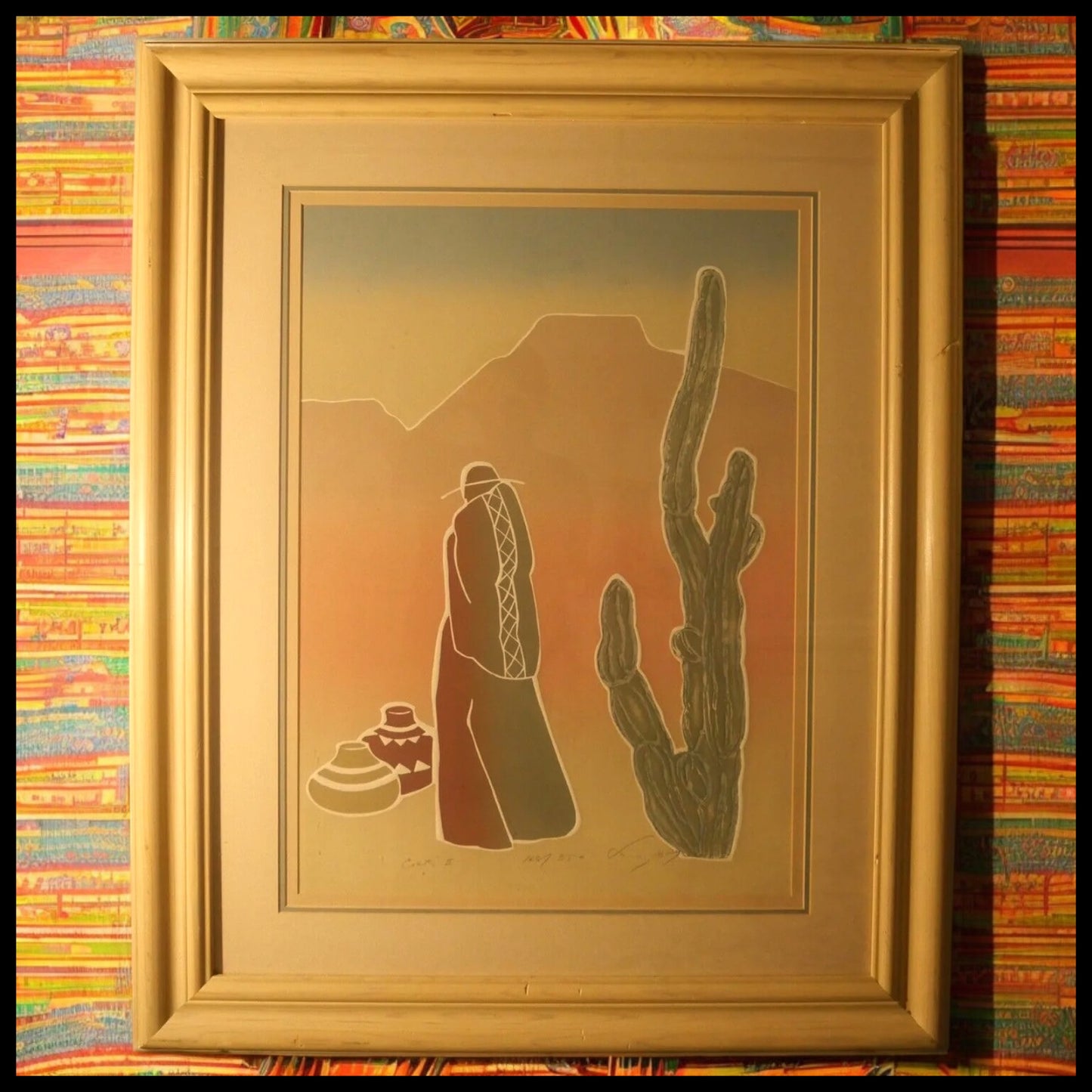 1989 Windsor Art Products Contemporary Style "Cacti II" Signed Limited Edition Print (#168/350)