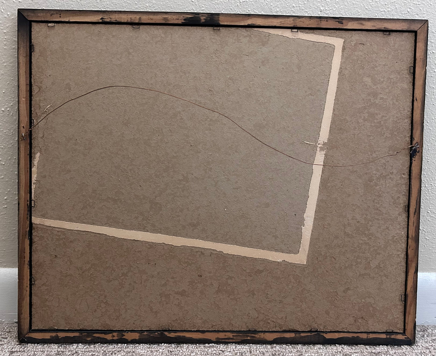 Vintage Cooper's Hawk in Flight Holding Quail Framed Ink Drawing by A.C. Combel (1969) (American)