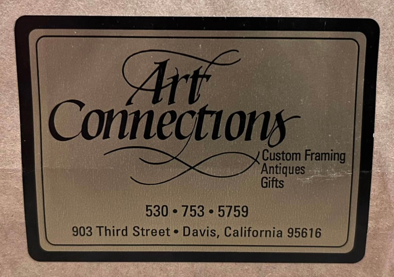 Vintage Mid 20th Century Chinese "Doing Needlework by Candlelight" from "Twelve Beauties of Prince Yong" Series Framed Reverse Glass Painting