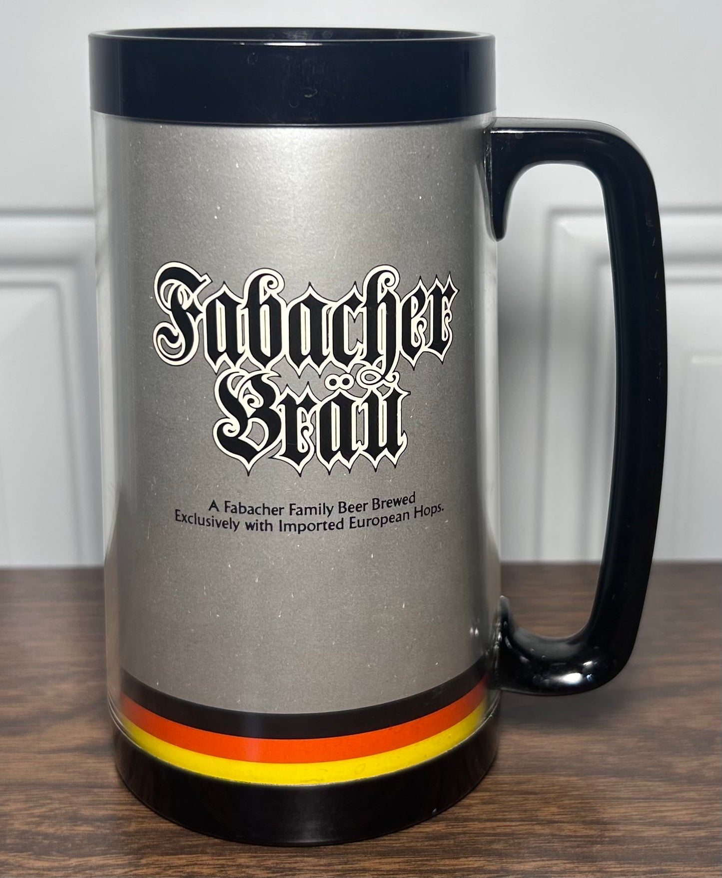 Vintage 1970’s New Orleans Fabacher Brau Beer Plastic Thermo-Serv Mug