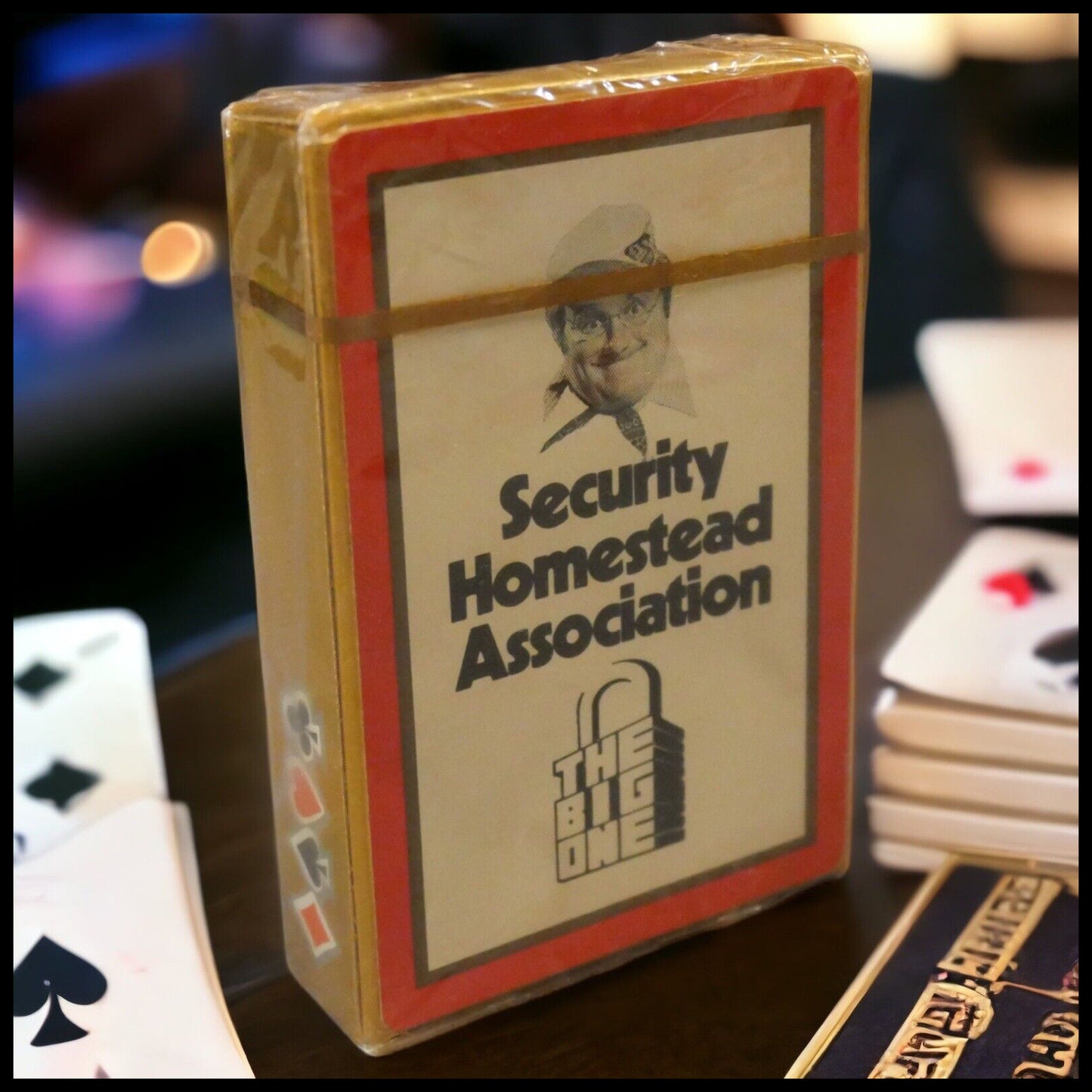 Vintage 1960's New Orleans Security Homestead Association The Big One Playing Cards (Ain’t Dere No More)