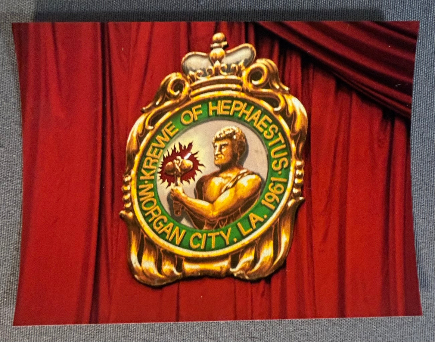 Vintage 1992 Mardi Gras Krewe of Hephaestus Morgan City, Louisiana Tableau Ball Concept Art Archive Set by Cunhas Scenic Studios