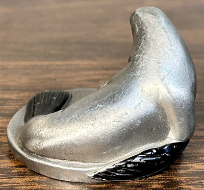 Vintage 1981 American Heller Pewter Sea Lion Miniature Figurine