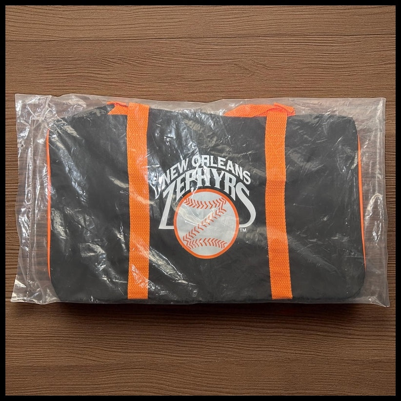 Vintage New Orleans Zephyrs Baseball Souvenir Duffel Bag (Unopened)
