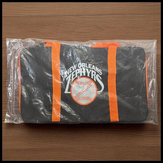 Vintage New Orleans Zephyrs Baseball Souvenir Duffel Bag (Unopened)