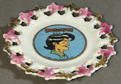 Vintage 1968 American Dogpatch USA Amusement Park Souvenir Ceramic Plate