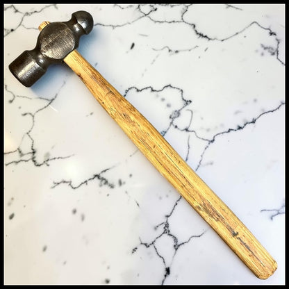 Vintage 1950’s American Fairmount Steel Head/Wooden Handle Ball Pein Hammer Tool