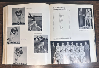 Vintage 1960 Southern Methodist University Mustangs Rotunda Hardcover Yearbook