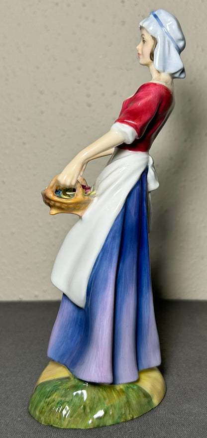 Vintage 1989 English Royal Doulton Porcelain Dawn Figurine (HN 3528) (Retired)