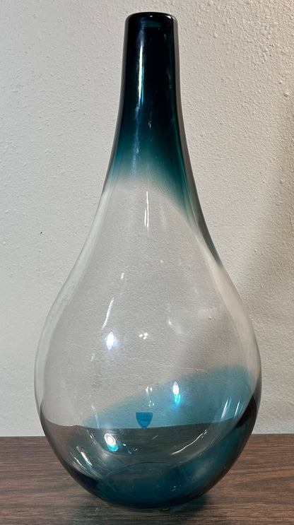 Vintage 1996 Swedish Orrefors Expo Glass Bottle Vase by Lena Bergström (4911-22)