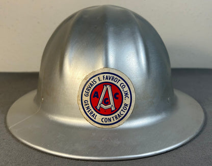 Vintage 1960’s American Mine Safety Appliances Co. McDonald T Hat-Standard Aluminum Hard Hat