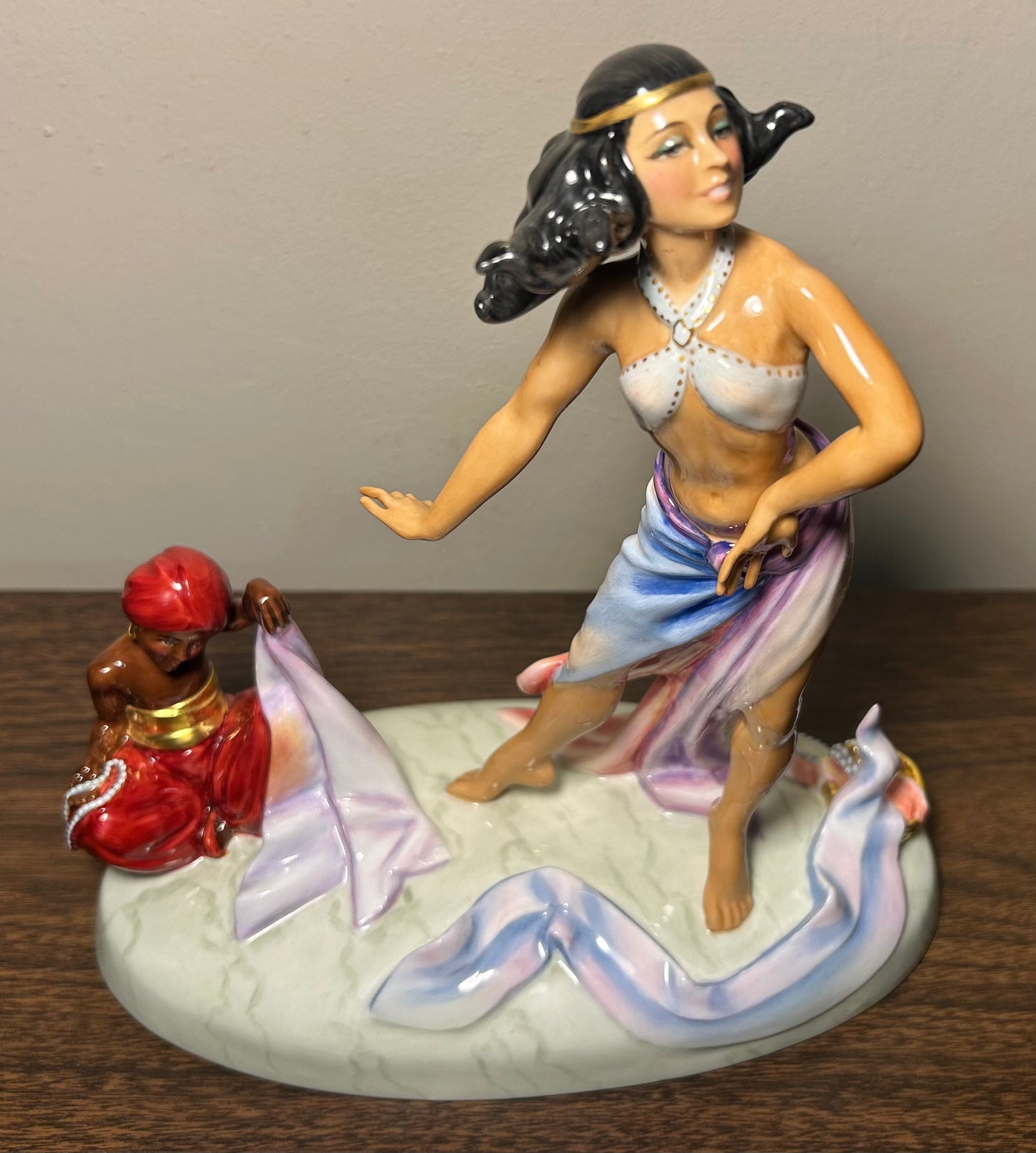 Vintage 1990 English Royal Doulton Porcelain Salome Figurine (HN3267) (Limited Edition #336/1,000)