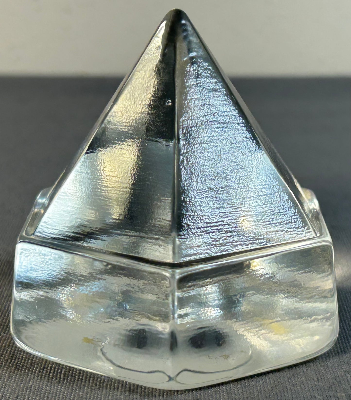 Vintage 1980’s American Clear Glass Ship’s Deck Prism Light Replica