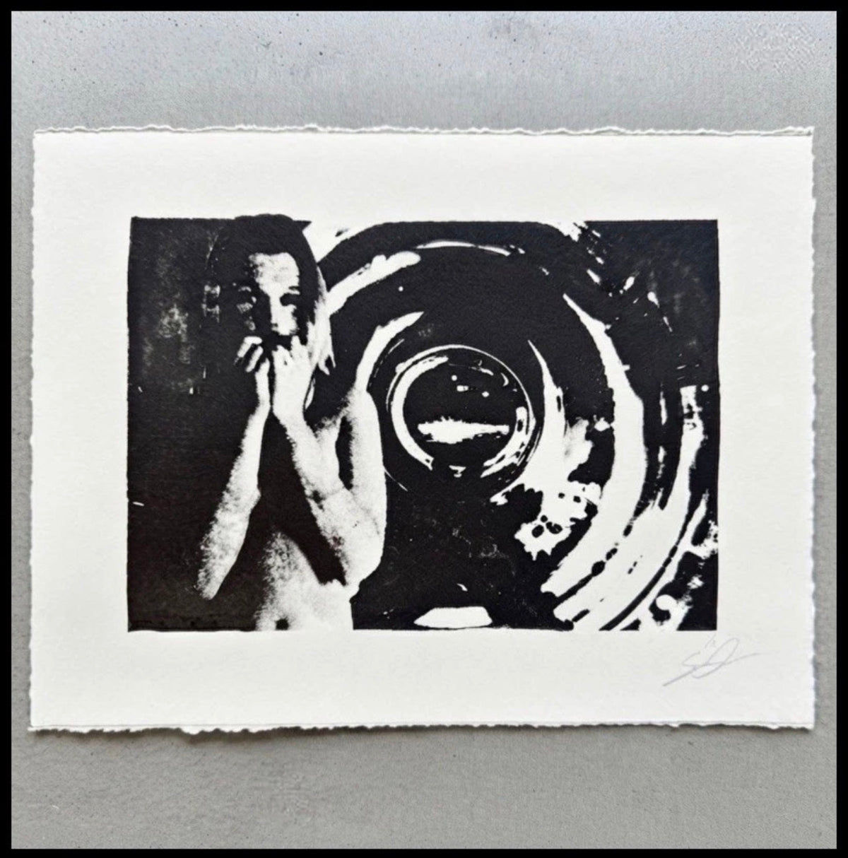 Sean Gardner - Untitled Surrealist Signed Limited Edition Intaglio Etching (#3/6) (Louisiana)