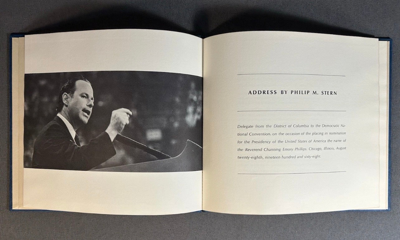 Vintage 1968 “A Nomination for the Presidency of the United States” Hardcover Book by Phillip M. Stern (Limited Edition #1/100) (Signed Copy) (Personalized to Barbara and Timothy Boggs)