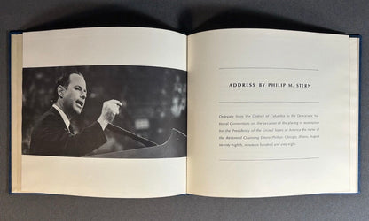 Vintage 1968 “A Nomination for the Presidency of the United States” Hardcover Book by Phillip M. Stern (Limited Edition #1/100) (Signed Copy) (Personalized to Barbara and Timothy Boggs)