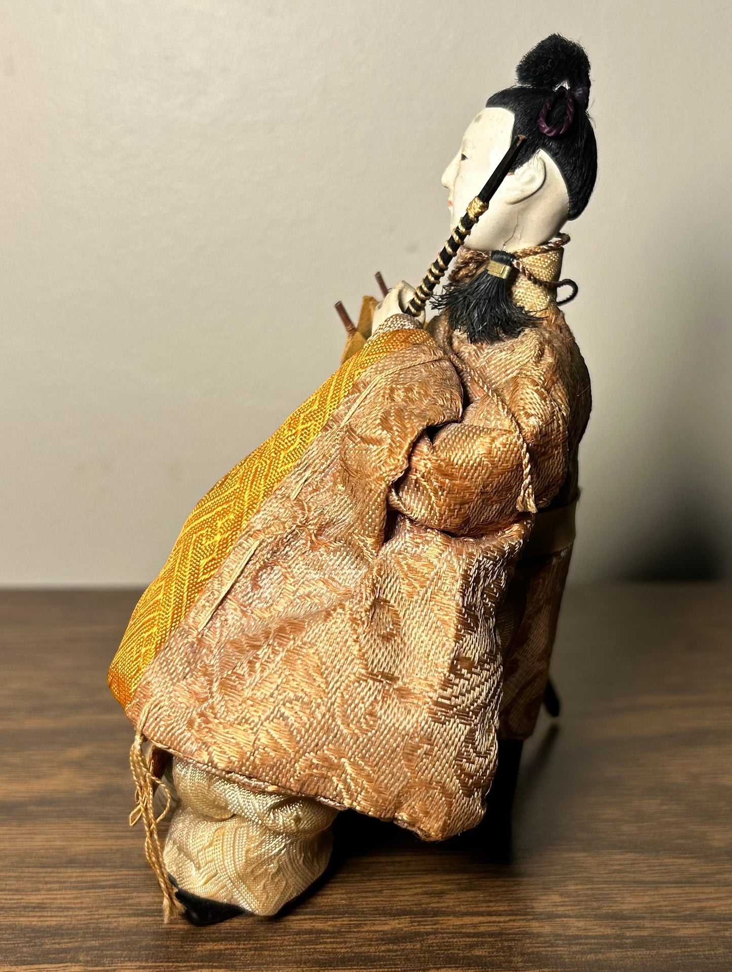 Early 20th Century Japanese Hinamatsuri Ningyo Imperial Court Empress Doll (Meiji Period)