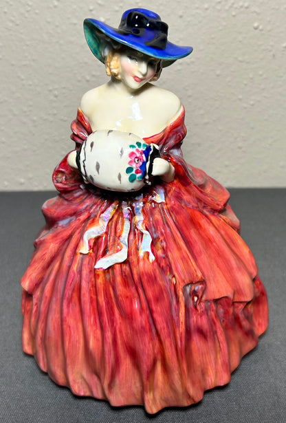 1943 English Royal Doulton Porcelain Genevieve Figurine (HN 1962) (Retired)