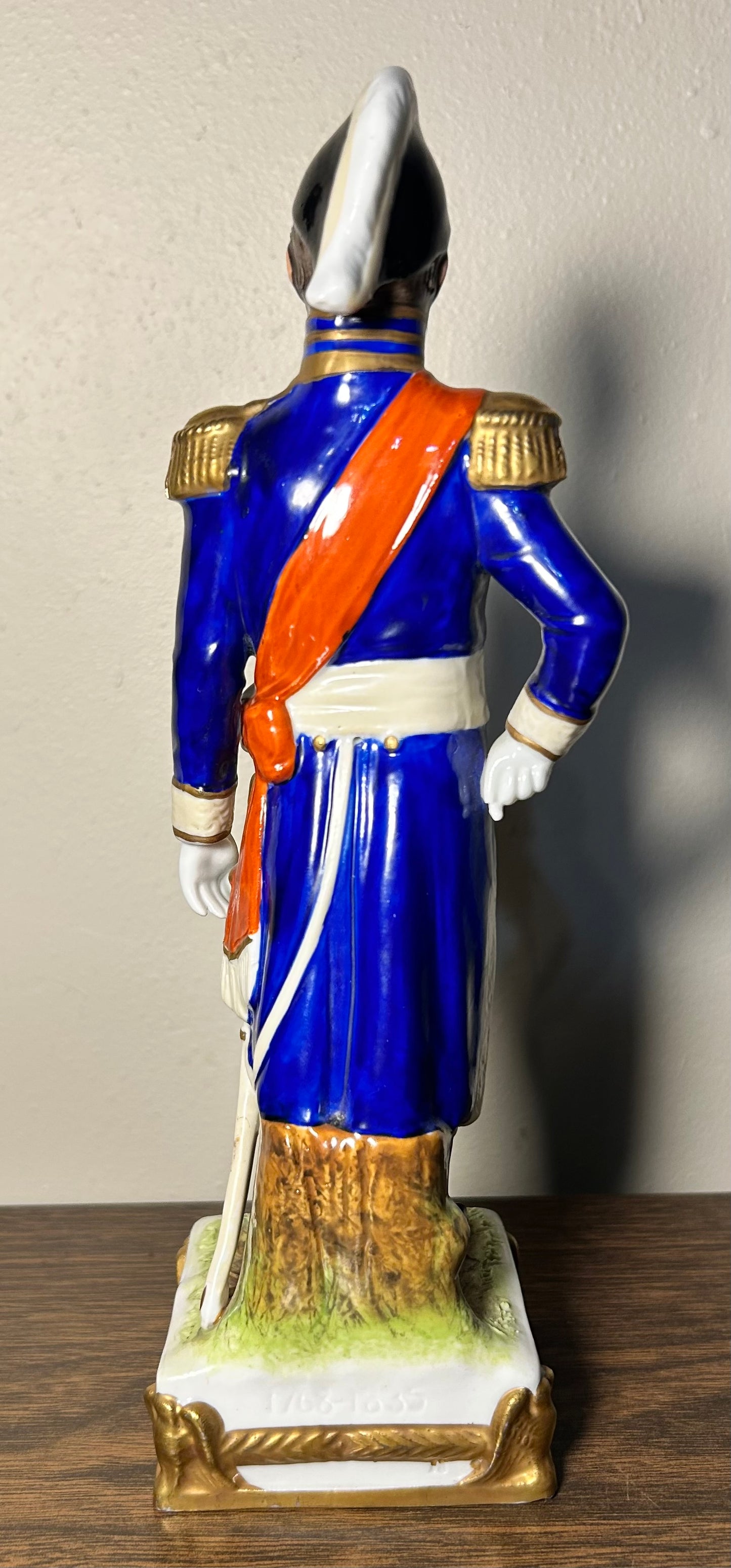 Vintage Circa 1950 German Scheibe-Alsbach Kister Mortier French Soldier Figurine