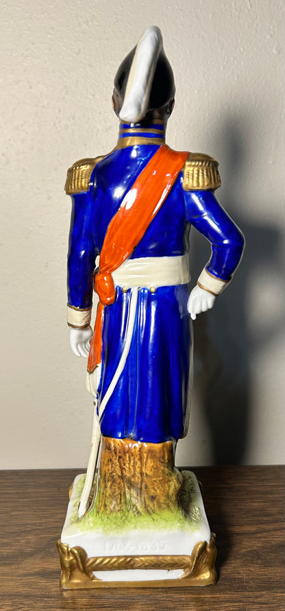 Vintage Circa 1950 German Scheibe-Alsbach Kister Mortier French Soldier Figurine