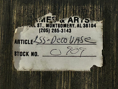 Karl Eisler - “Deco Vase” Signed Framed Limited Edition Serigraph Print (#378/2500) (1984) (American)