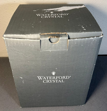 Set of 4 2000-2008 Waterford Crystal Carleton Platinum Water Goblet Glasses with Box (Retired)