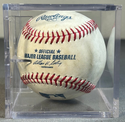 Matty Ott Autographed Official Major League Baseball in Acrylic Case