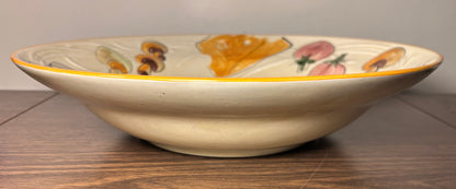 Vintage 1970’s American Los Angeles Potteries Mid Century Modern Ceramic Spaghetti Bowl (#510)