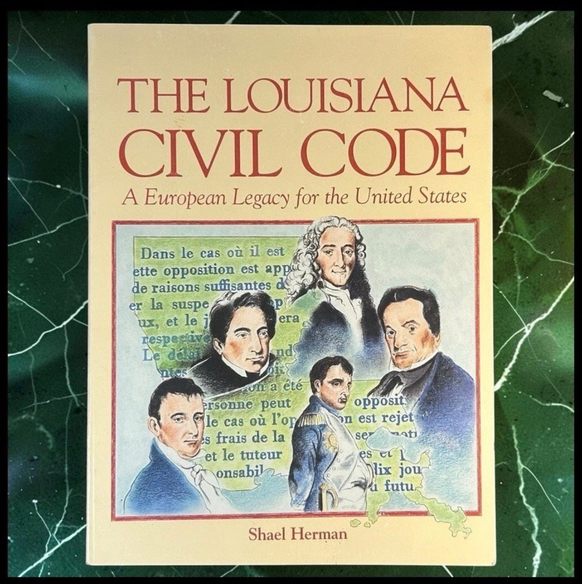 Vintage 1993 “The Louisiana Civil Code: A European Legacy for the United States” by Shael Herman Softcover Book