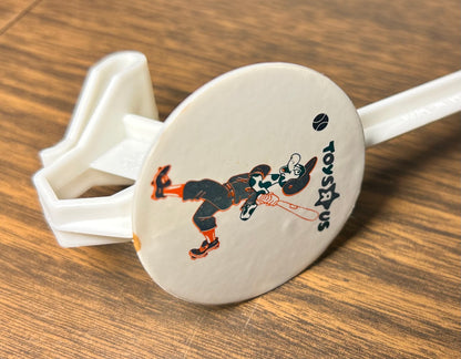 Vintage New Orleans Zephyrs Baseball/Toys R Us Car Window Flag