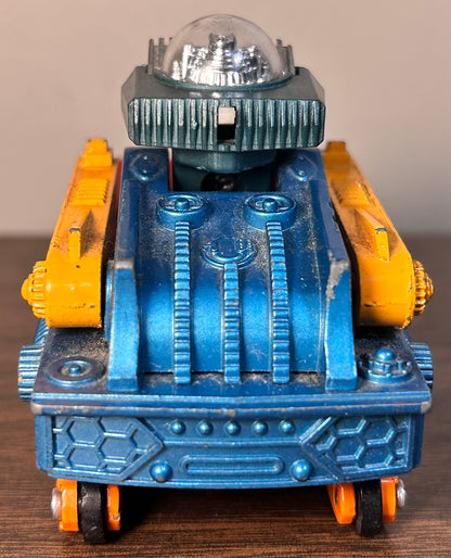 Vintage 1976 Japanese Shinsei UFO Commander 7 Dozer Bucketer with Missile Diecast Metal Toy