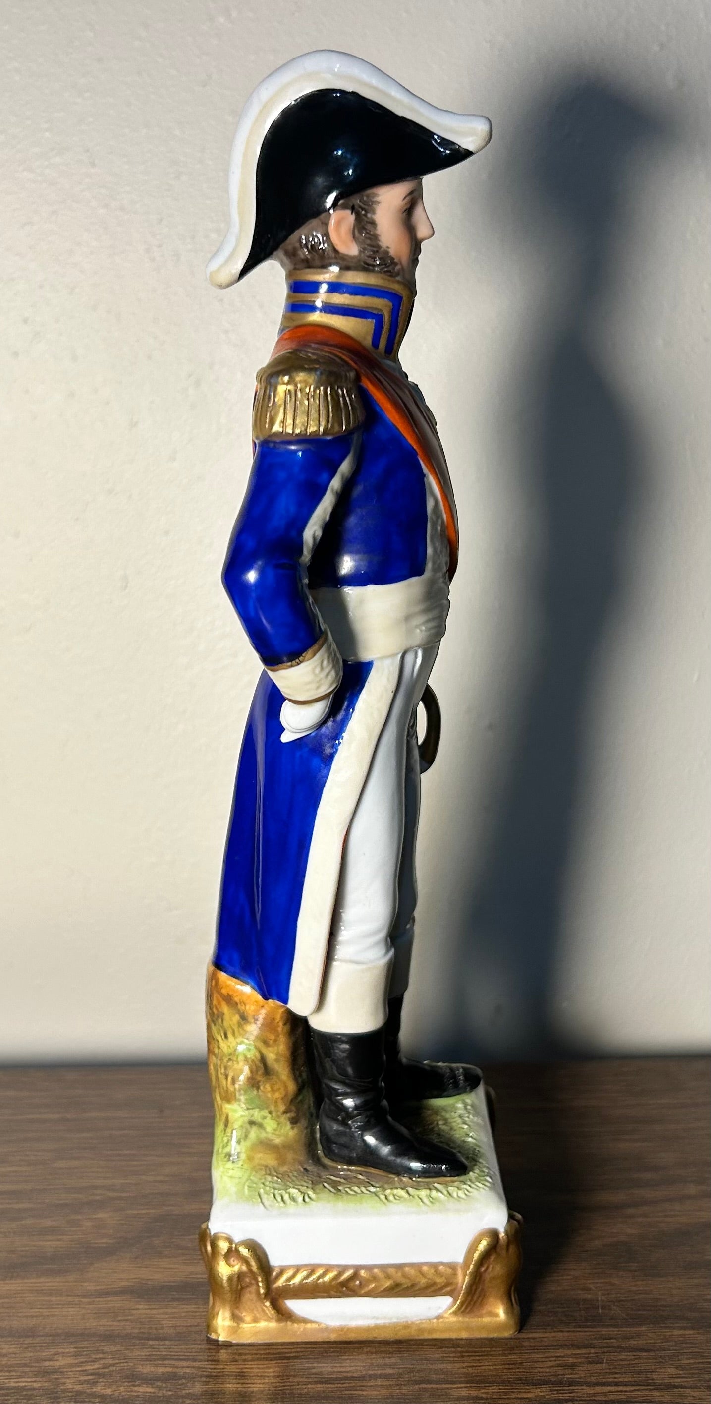 Vintage Circa 1950 German Scheibe-Alsbach Kister Mortier French Soldier Figurine