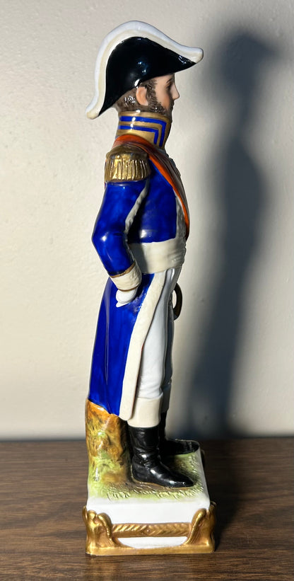 Vintage Circa 1950 German Scheibe-Alsbach Kister Mortier French Soldier Figurine