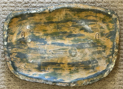 Vintage 1970’s Mexican Terracotta Clay Fish Motif Raised Relief Wall Plaque