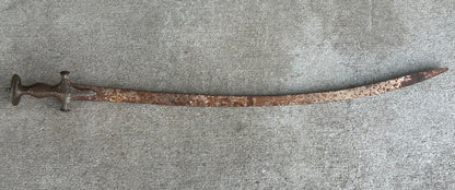 Early 19th Century Indo-Persian Tulwar Saber Sword Weapon